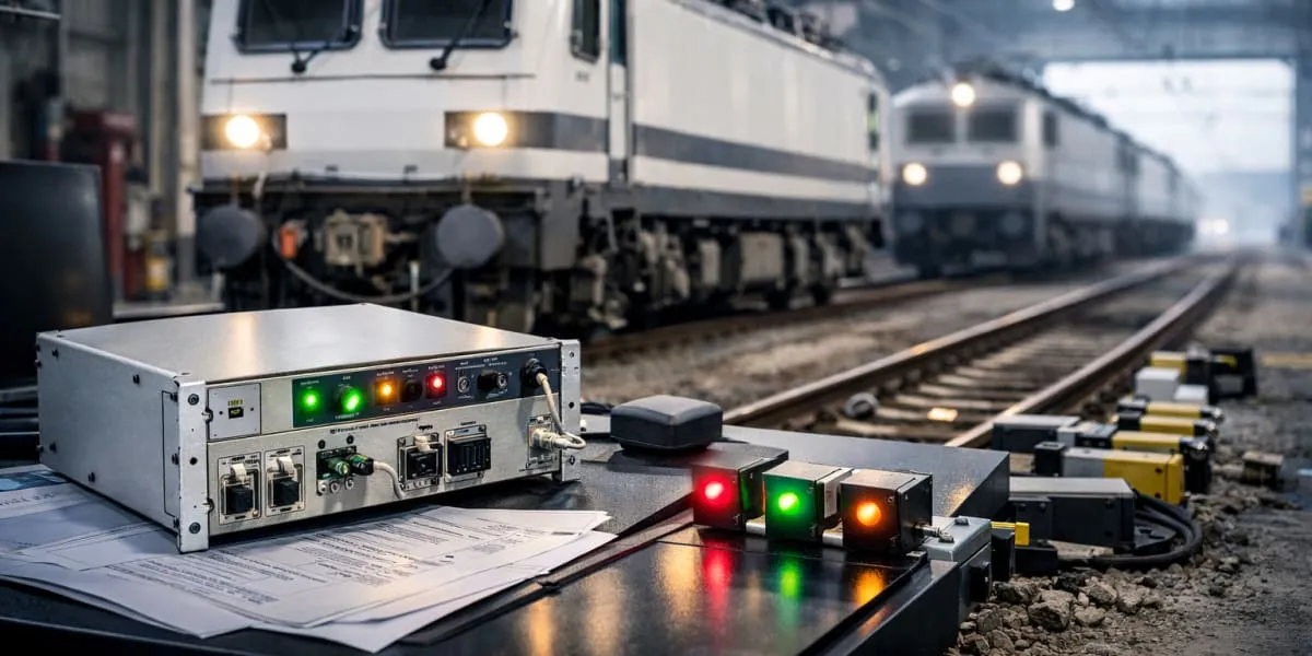 Delhi Division Installs Kavach on 300 Locomotives at Ghaziabad