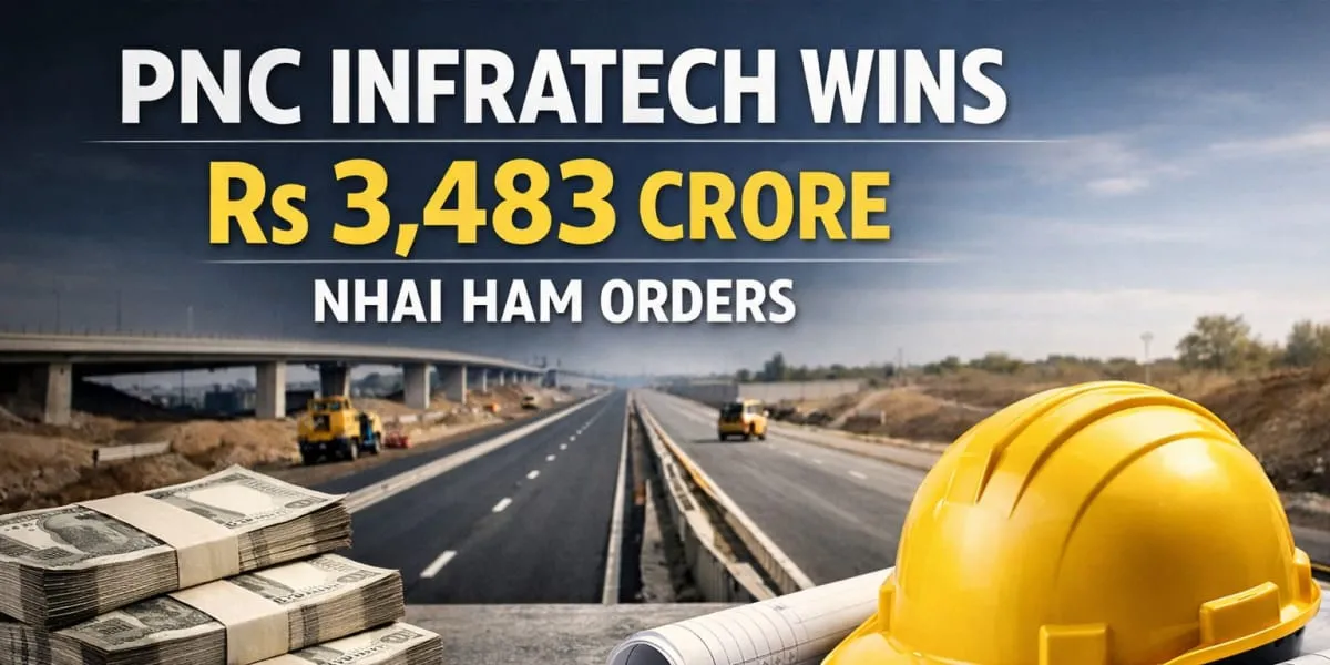 PNC Infratech Wins Rs 34,830 Mn NHAI HAM Orders