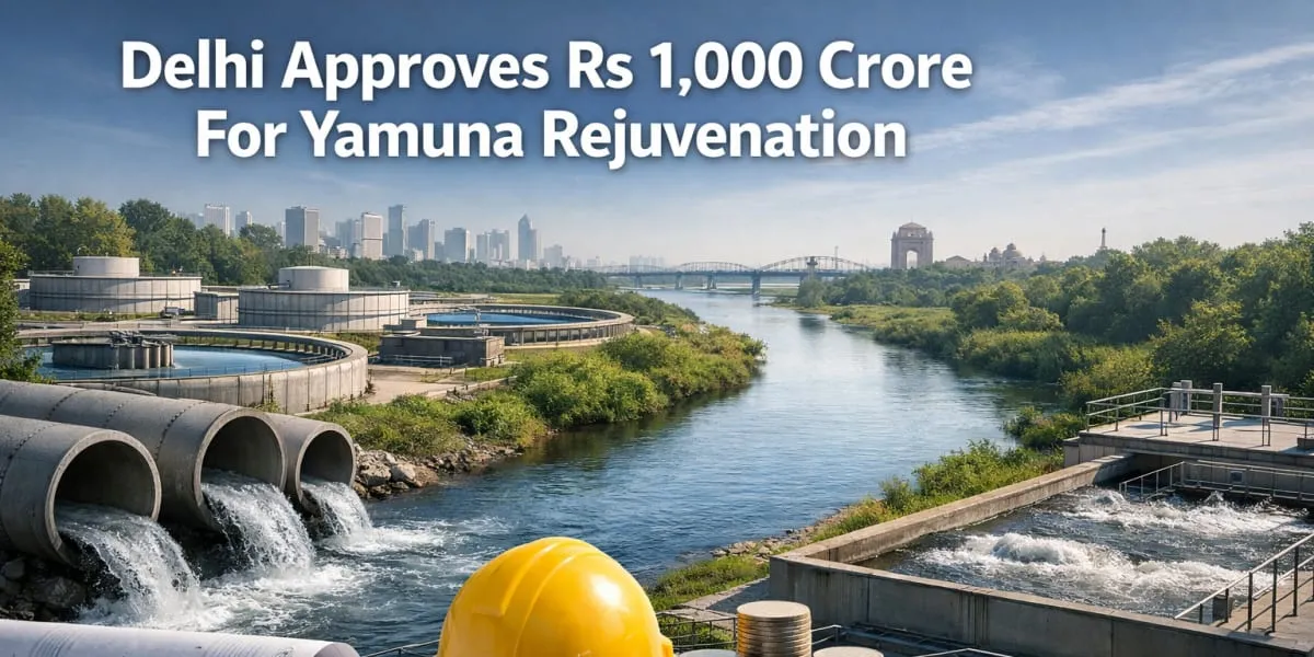 Delhi Approves Rs 10 Bn For Yamuna Rejuvenation