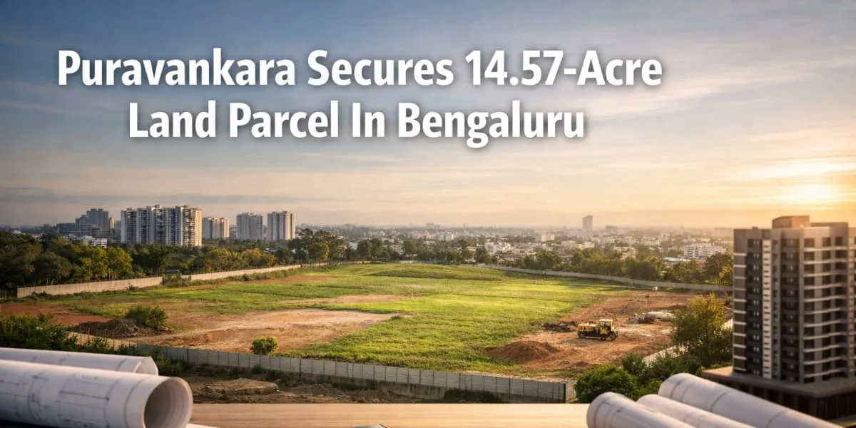 Puravankara Secures 14.57-Acre Land Parcel In Bengaluru