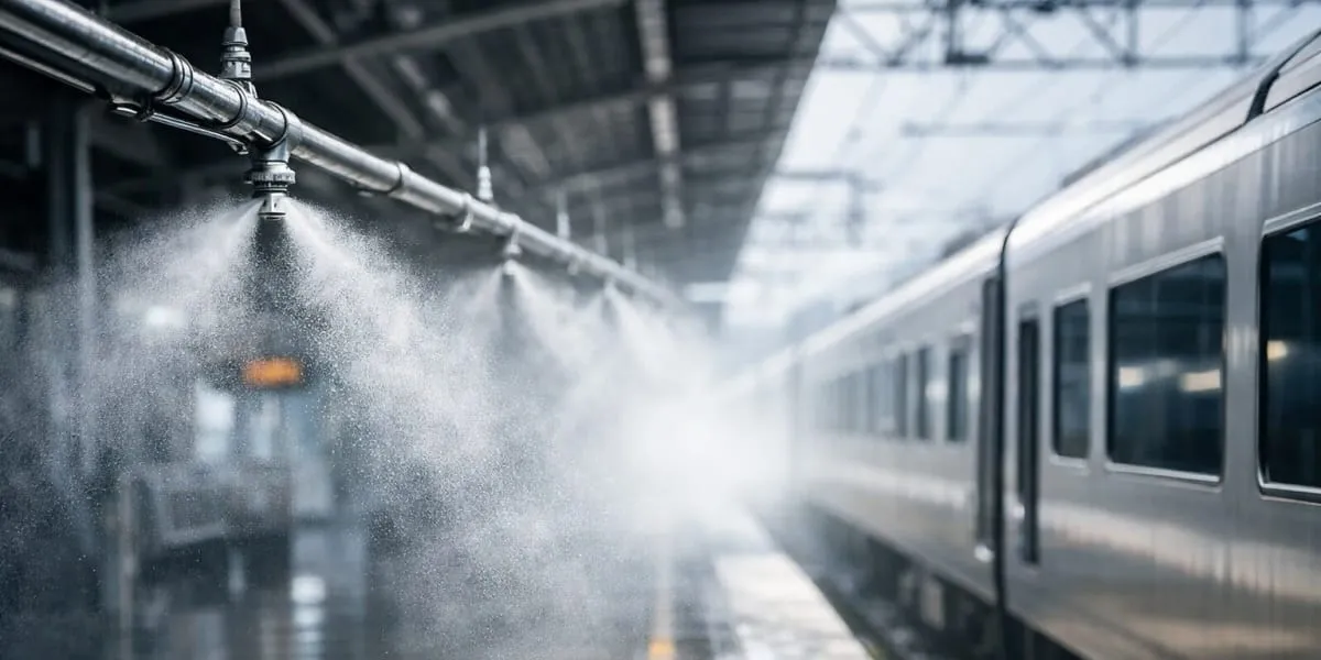 South East Central Railway Deploys Misting Systems at Major Stations