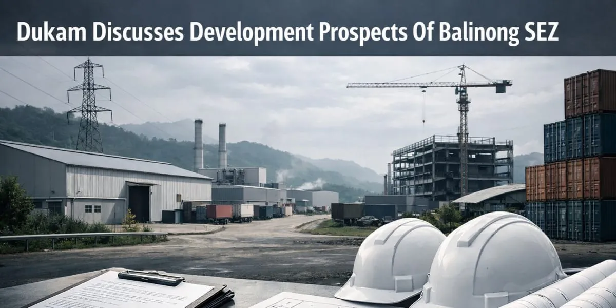 Dukam Discusses Development Prospects Of Balinong SEZ