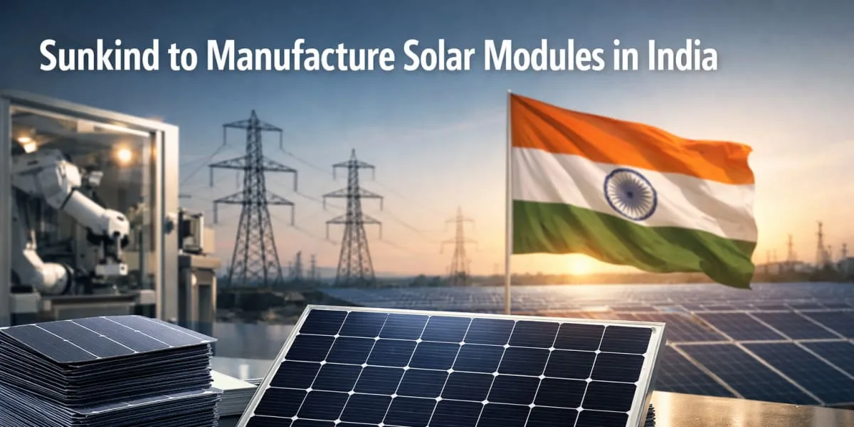 Sunkind To Manufacture Solar Modules In India