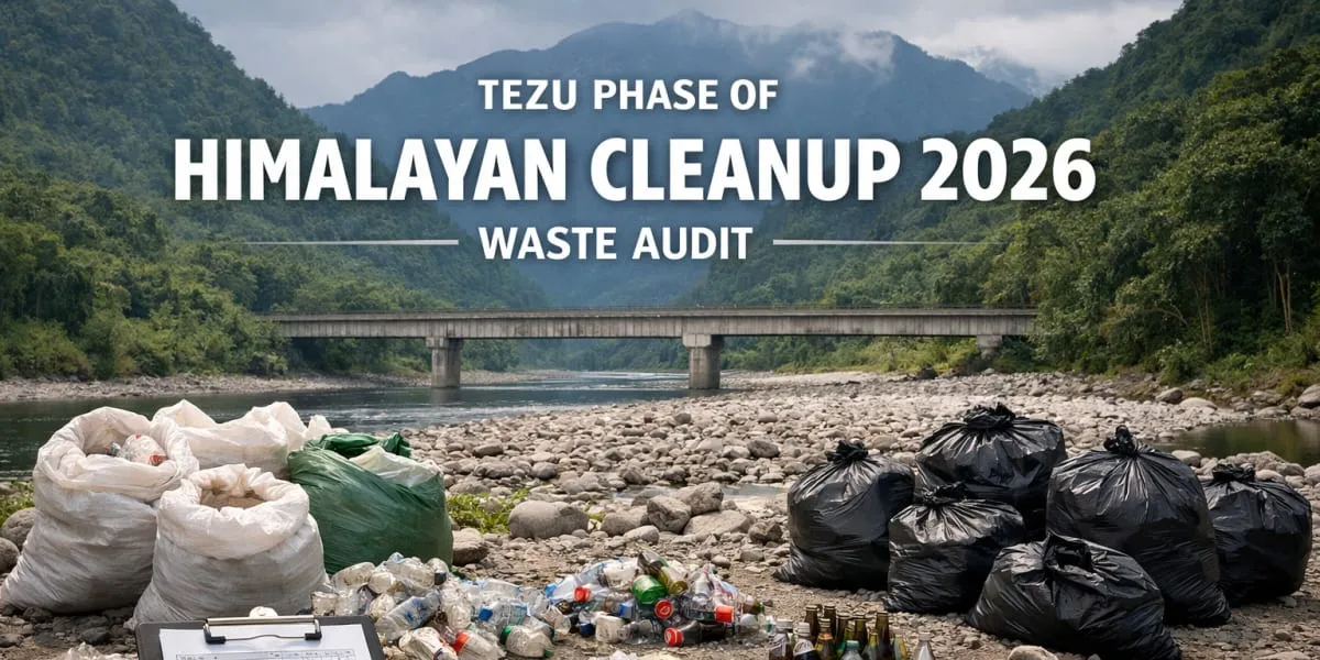 Tezu Phase Of Himalayan Cleanup 2026 Waste Audit