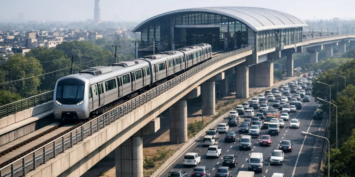 Delhi Metro Plans Elevated Corridor To Ease South Delhi Traffic