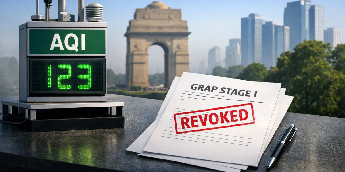 CAQM Revokes Stage I Of GRAP Across NCR After AQI Improves