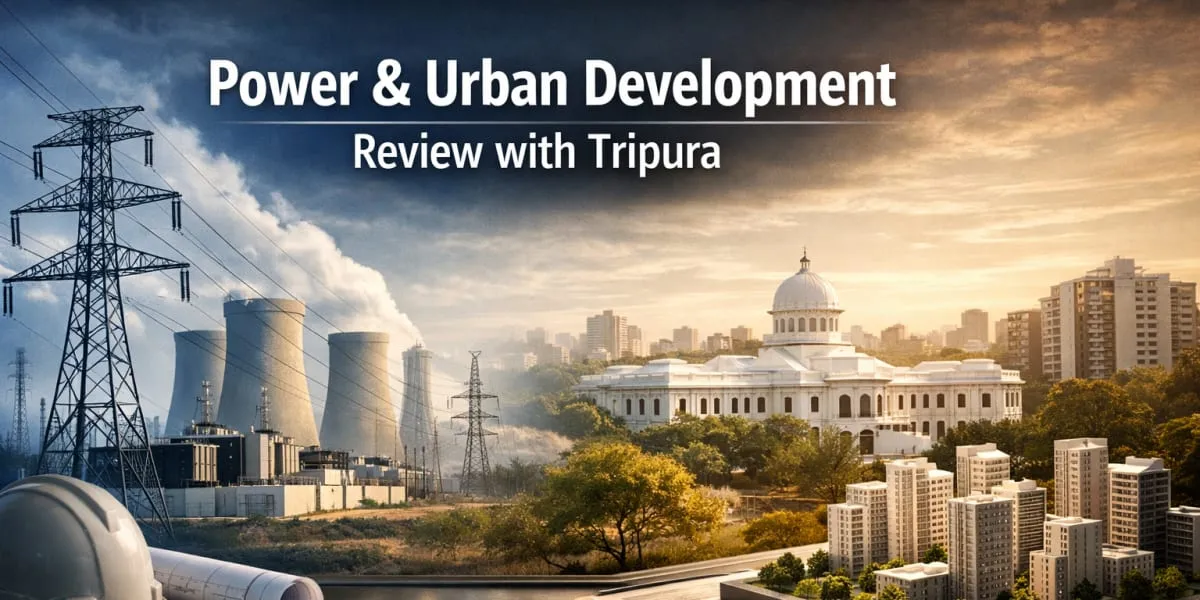 Union Minister Reviews Power And Urban Development Schemes With Tripura