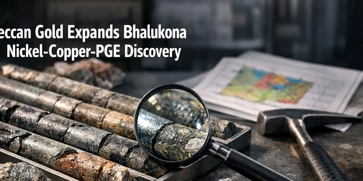 Deccan Gold Expands Bhalukona Nickel-Copper-PGE Discovery