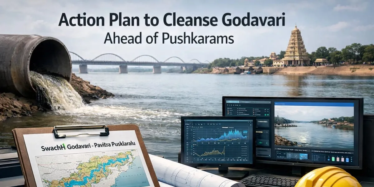 Action Plan To Cleanse Godavari Ahead Of Pushkarams