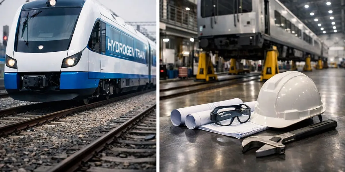 Railway Minister Reviews Hydrogen Train And Shakur Basti Facilities