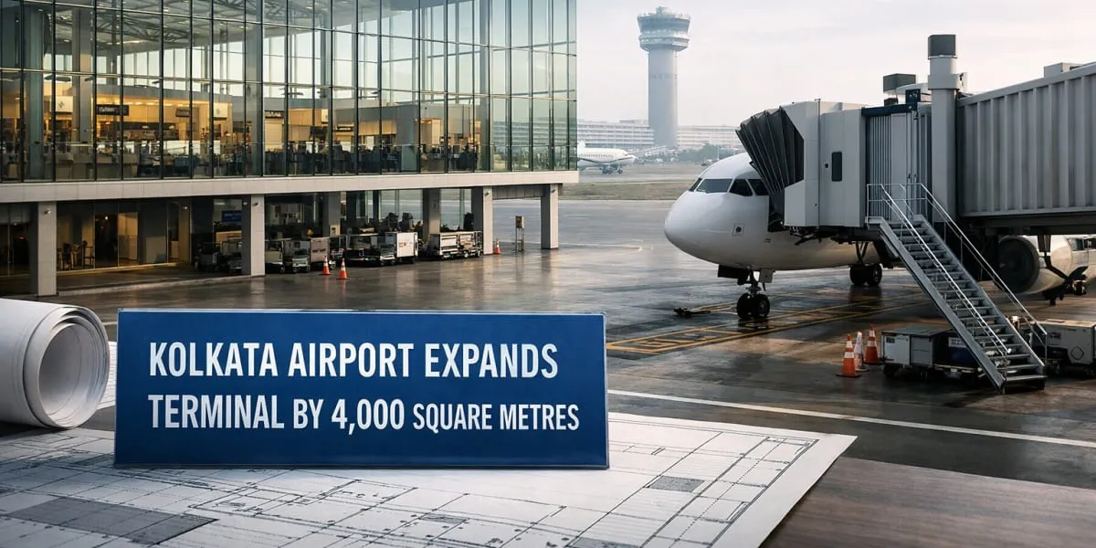 Kolkata Airport Expands Terminal By 4,000 Square Metres
