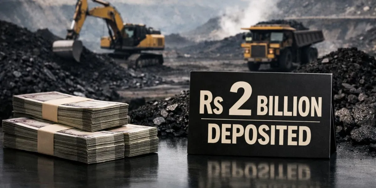 BCCL Deposited Rs Two Billion For Use Of Government Land