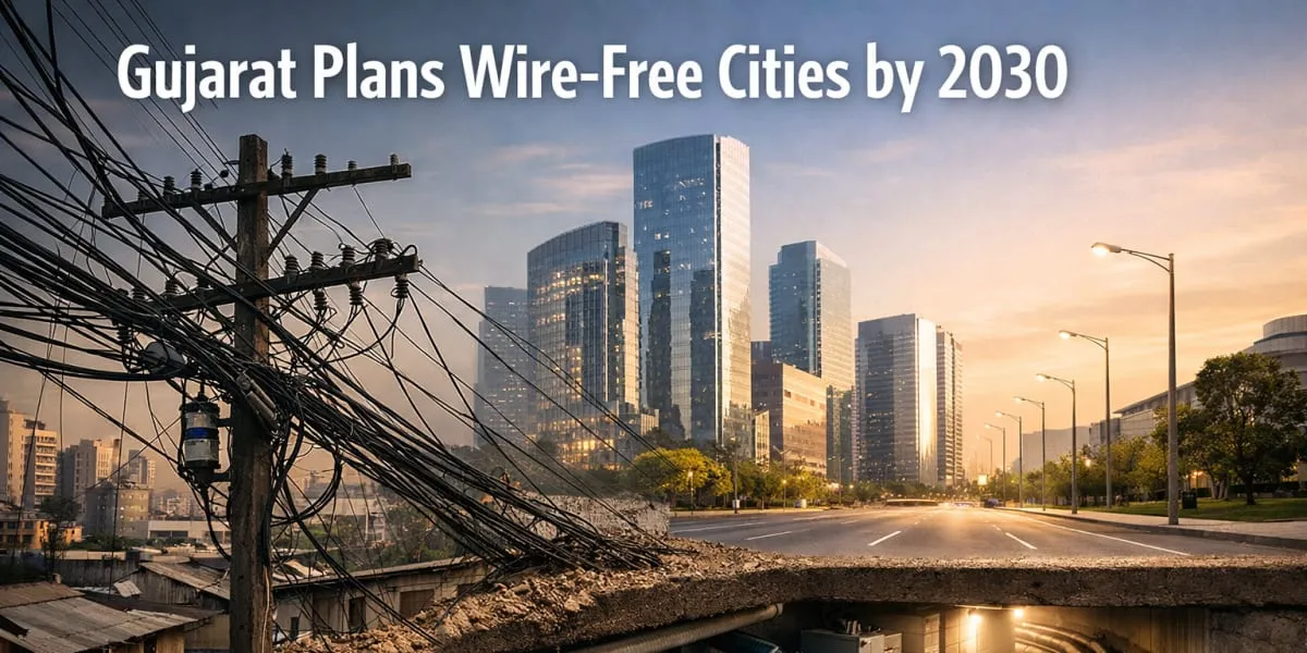 Gujarat Plans Wire-Free Cities by 2030
