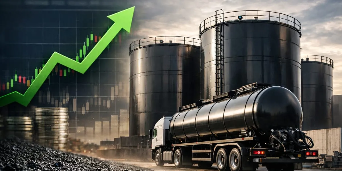 Agarwal Industrial Rises After Rs 4,775 Million HPCL Bitumen Contract