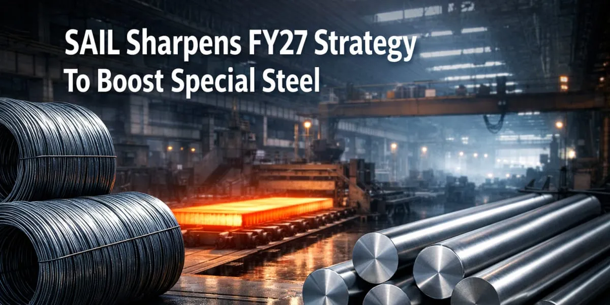 SAIL Sharpens FY27 Strategy To Boost Special Steel