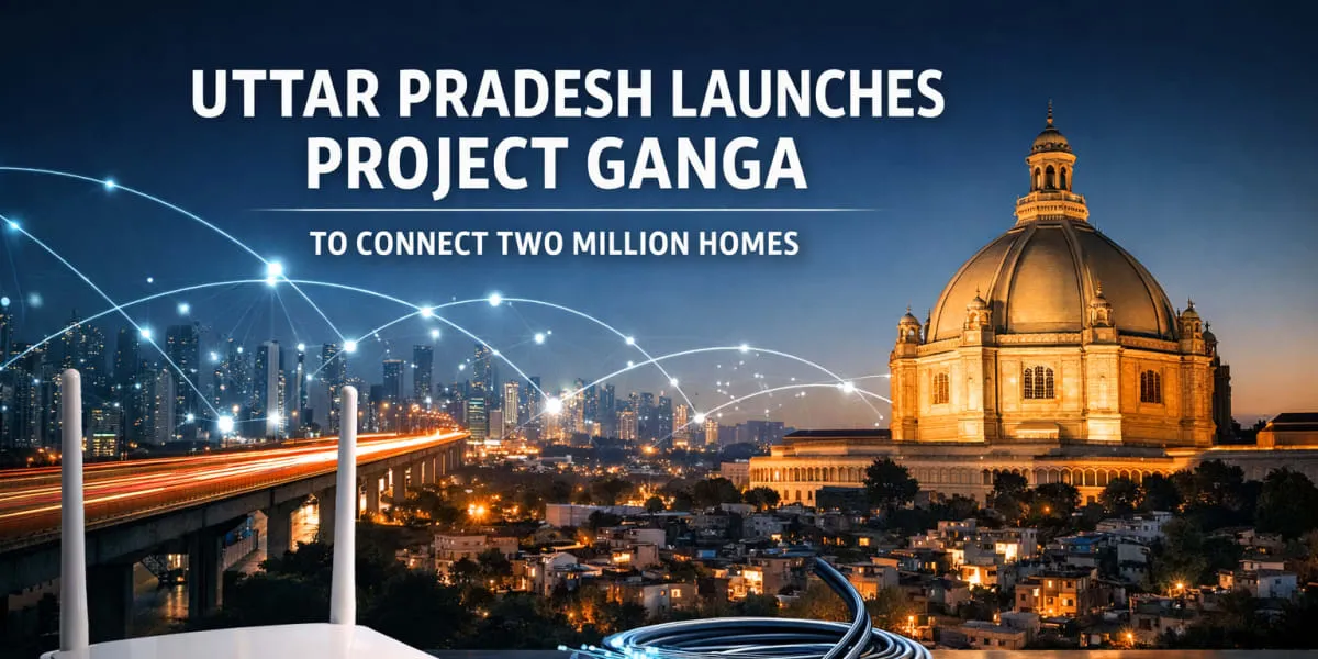 Uttar Pradesh Launches Project GANGA To Connect Two Million Homes