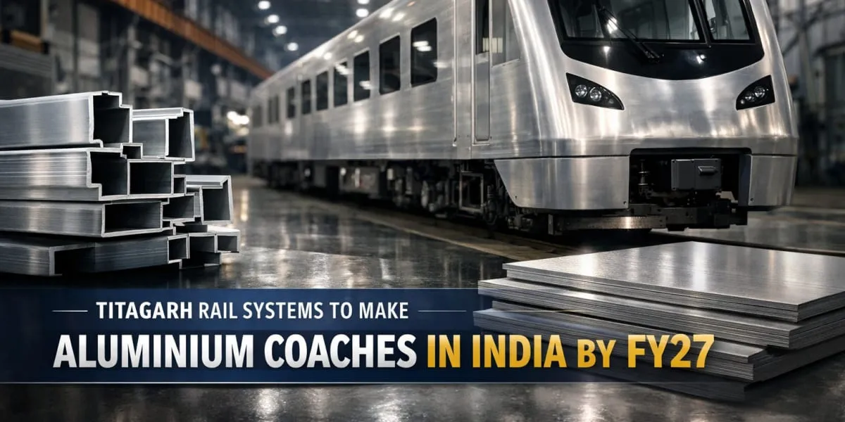 Titagarh Rail Systems To Make Aluminium Coaches In India By FY27
