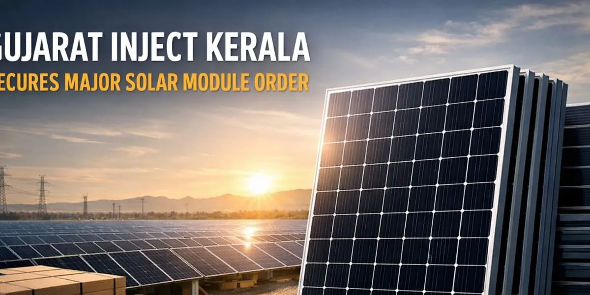 Gujarat Inject Kerala Secures Major Solar Module Order