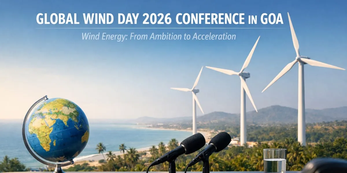 MNRE To Host Global Wind Day 2026 Conference In Goa