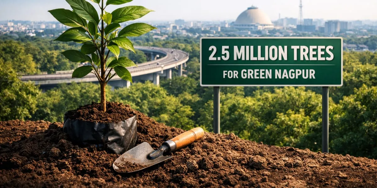 Gadkari Pledges Two Point Five Million Trees For Green Nagpur
