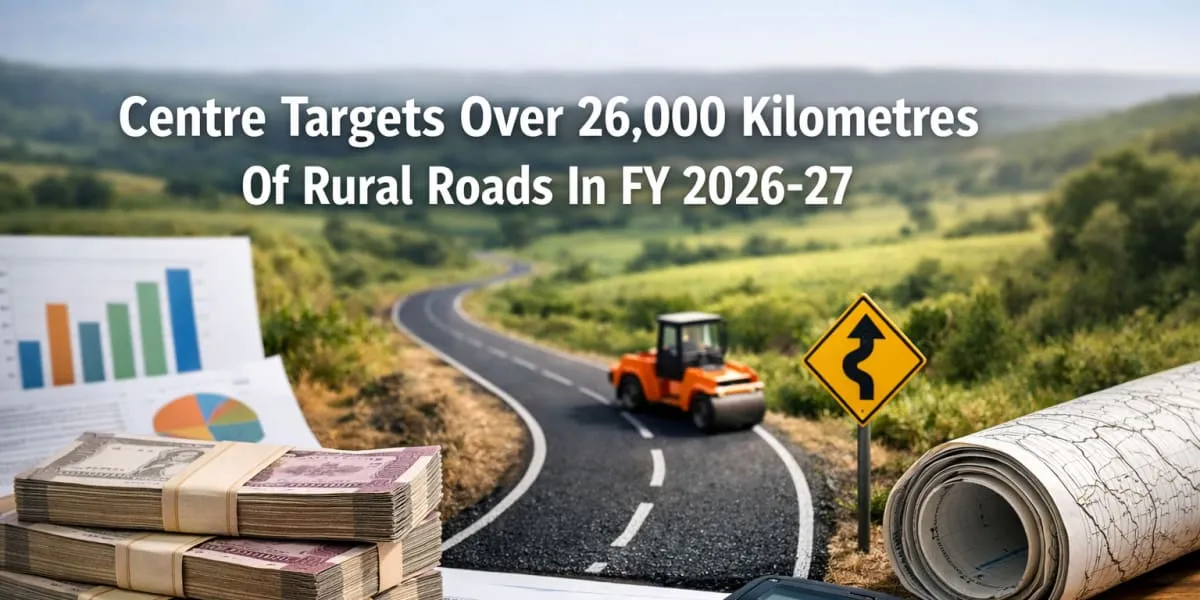 Centre Targets Over 26,000 Kilometres Of Rural Roads In FY 2026-27