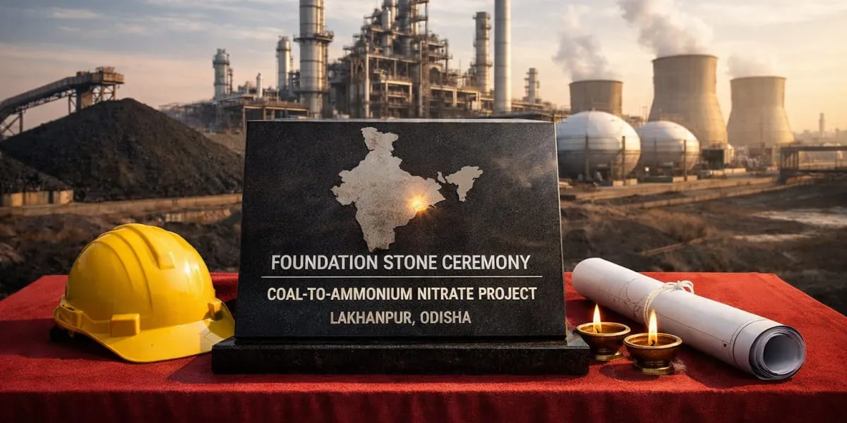 Coal To Ammonium Nitrate Project Laid At Lakhanpur