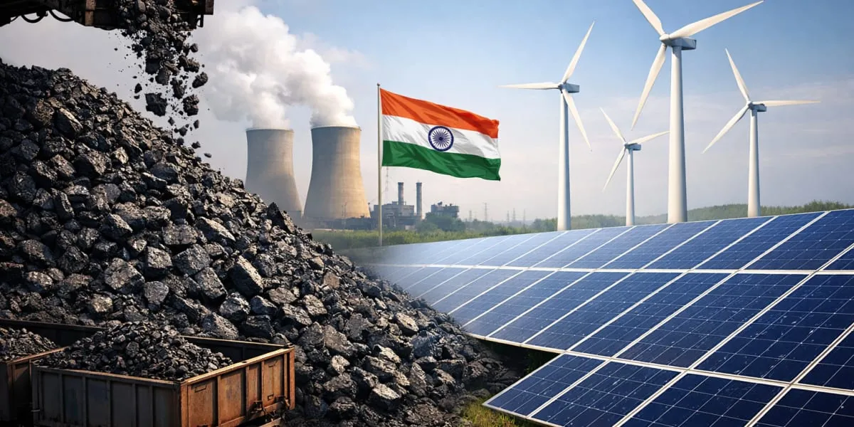 India's Thermal Coal Imports Fall To Four Year Low As Green Power Rises