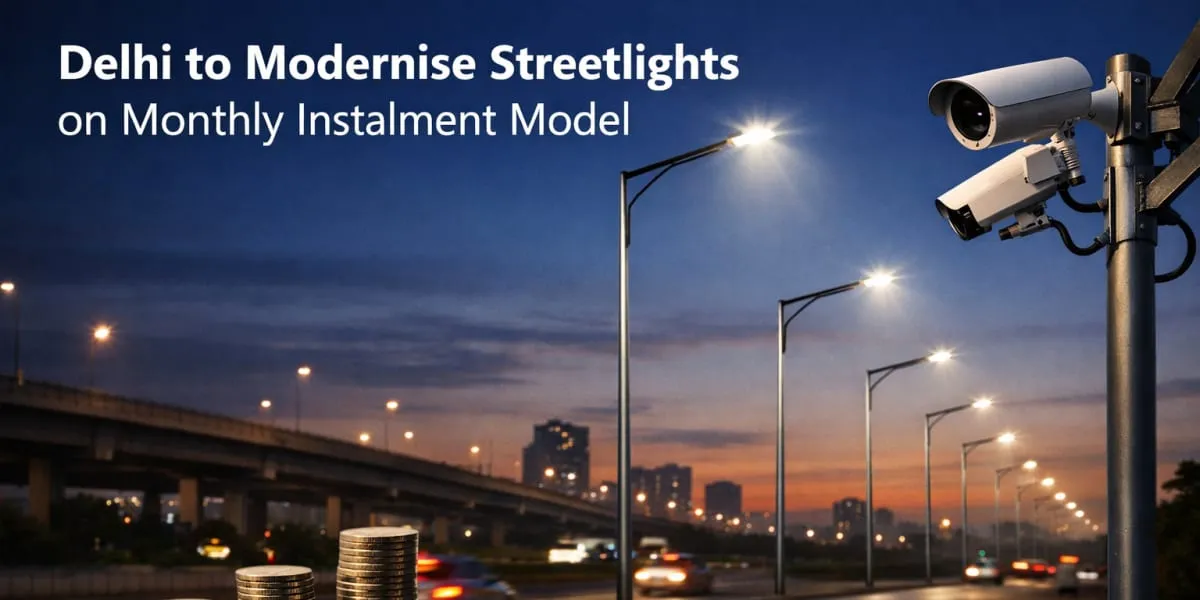 Delhi To Modernise Streetlights On Monthly Instalment Model