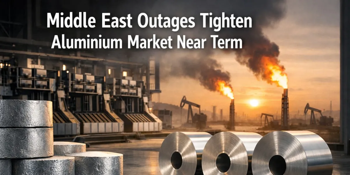 Middle East Outages Tighten Aluminium Market Near Term