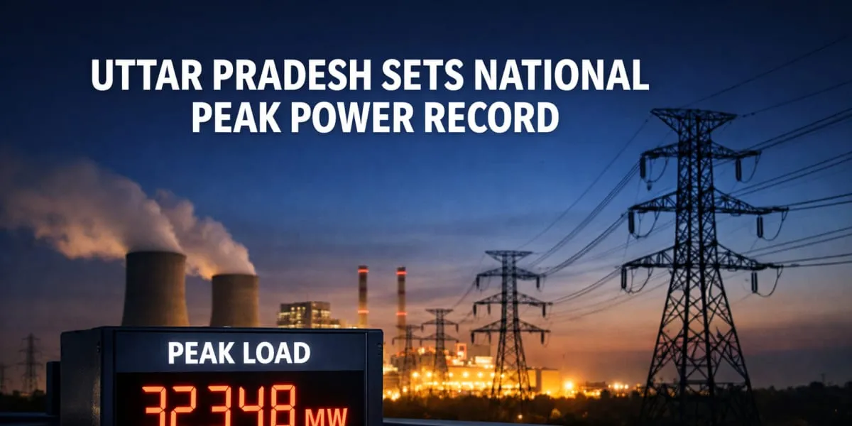 Uttar Pradesh Sets National Peak Power Record