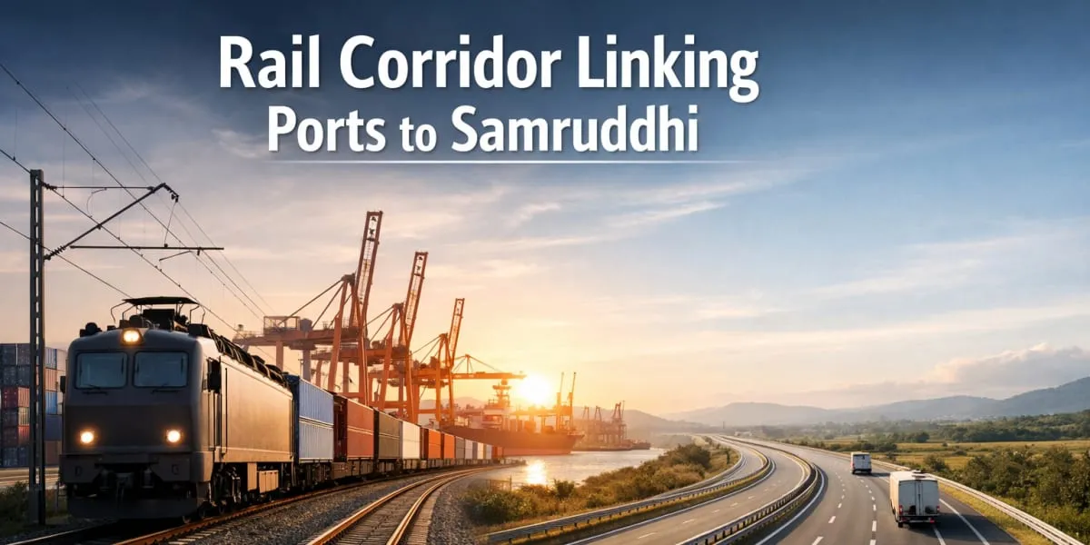 Fadnavis Proposes Rail Corridor Linking Ports To Samruddhi