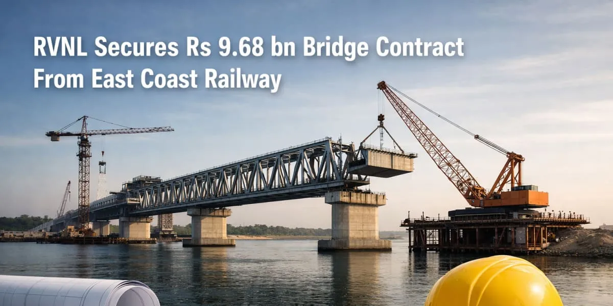 RVNL Secures Rs 9.68 bn Bridge Contract From East Coast Railway