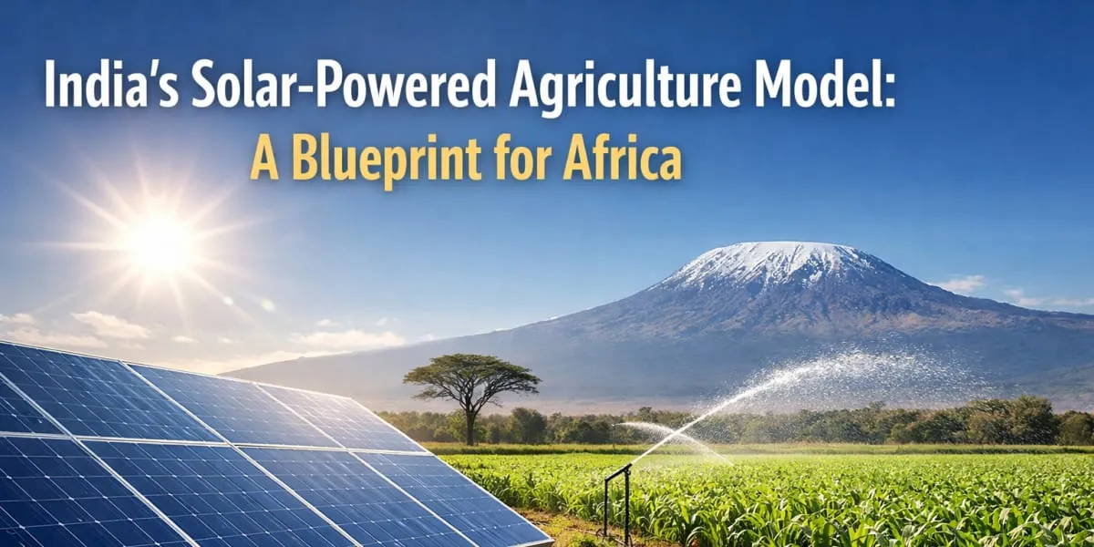 India Solar Powered Agriculture Model A Blueprint For Africa