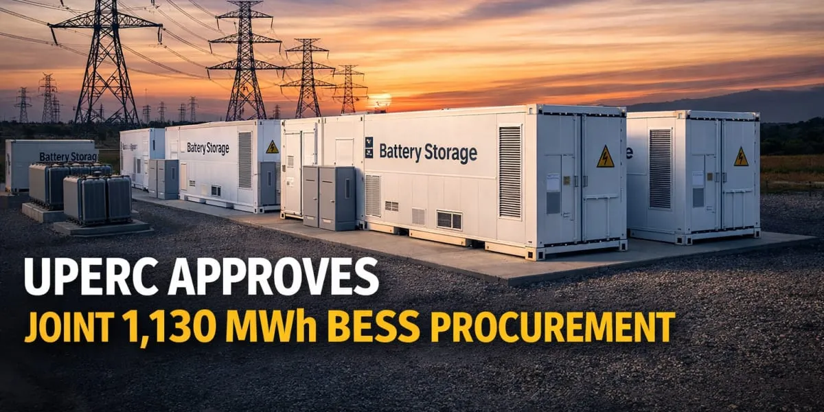 UPERC Approves Joint 1,130 MWh BESS Procurement