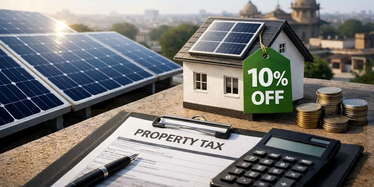 Prayagraj Offers 10 Per Cent House Tax Rebate For Rooftop Solar