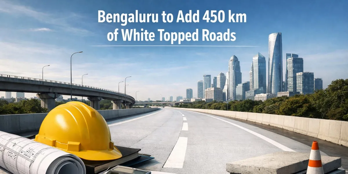 Bengaluru to Add 450 Kilometres of White Topped Roads