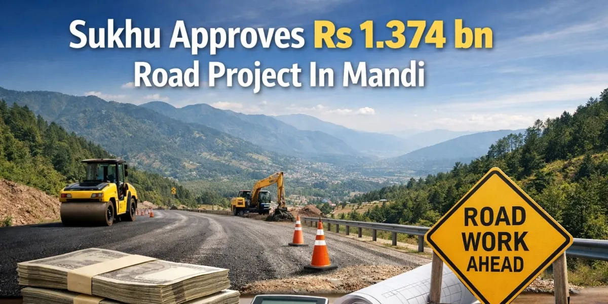 Sukhu Approves Rs 1.374 bn Road Project In Mandi