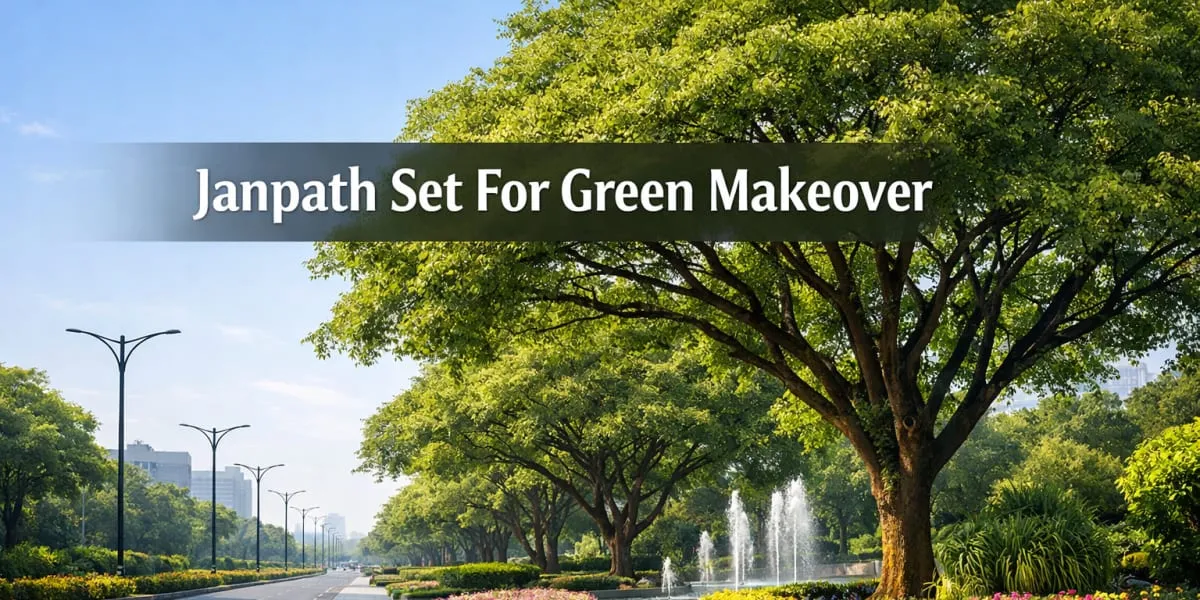 Janpath Set For Green Makeover