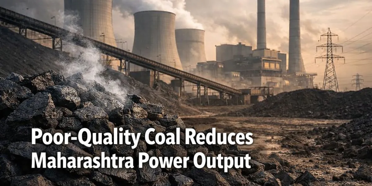 Poor-Quality Coal Reduces Maharashtra Power Output