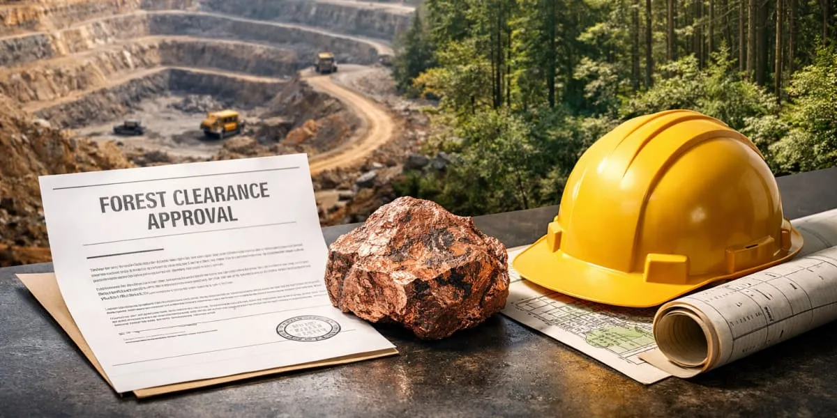 Hindustan Copper Secures Forest Clearance For Chandmari Mine