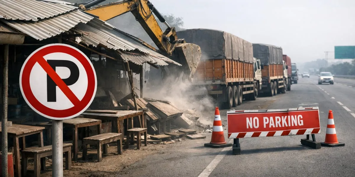 NHAI To Remove Illegal Highway Eateries And Curb Unauthorised Parking