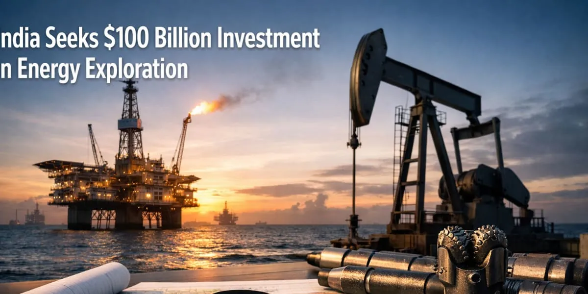 India Seeks USD 100 bn Investment in Energy Exploration