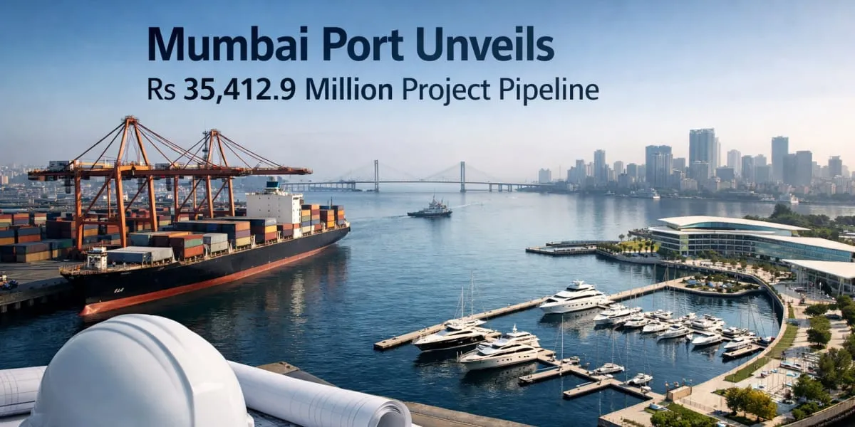 Mumbai Port Unveils Rs 35,412.9 Million Project Pipeline
