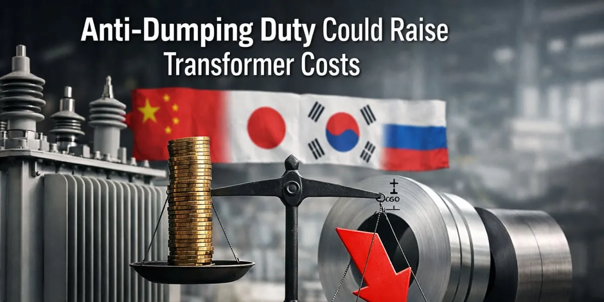 Anti Dumping Duty Could Raise Transformer Costs