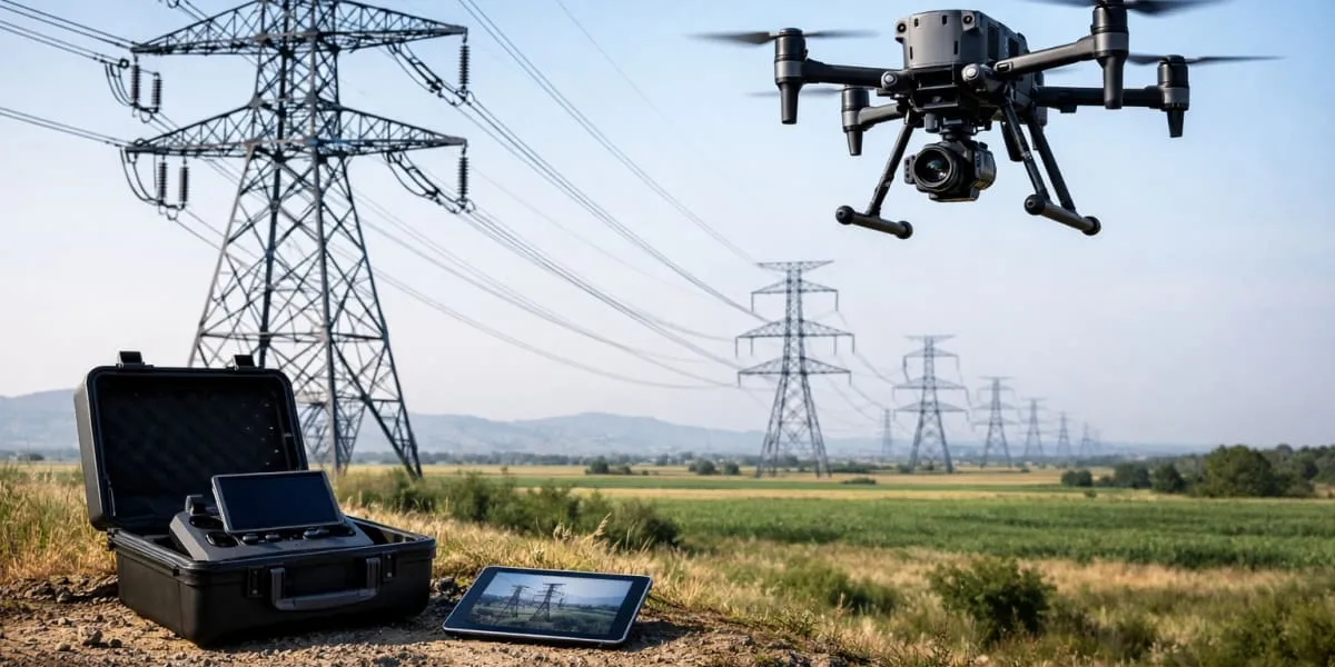 KPTCL Deploys Drones For High Voltage Transmission Maintenance