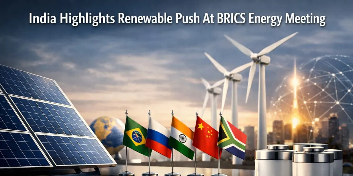 India Highlights Renewable Push At BRICS Energy Meeting