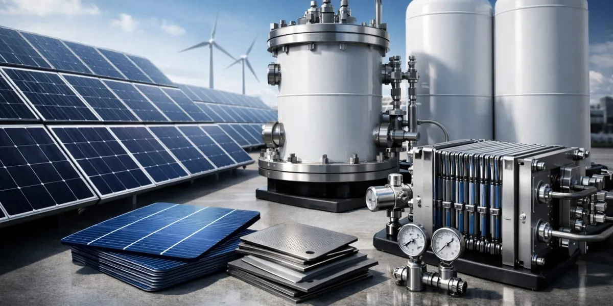 Government Targets Solar And Hydrogen Components To Reduce Imports