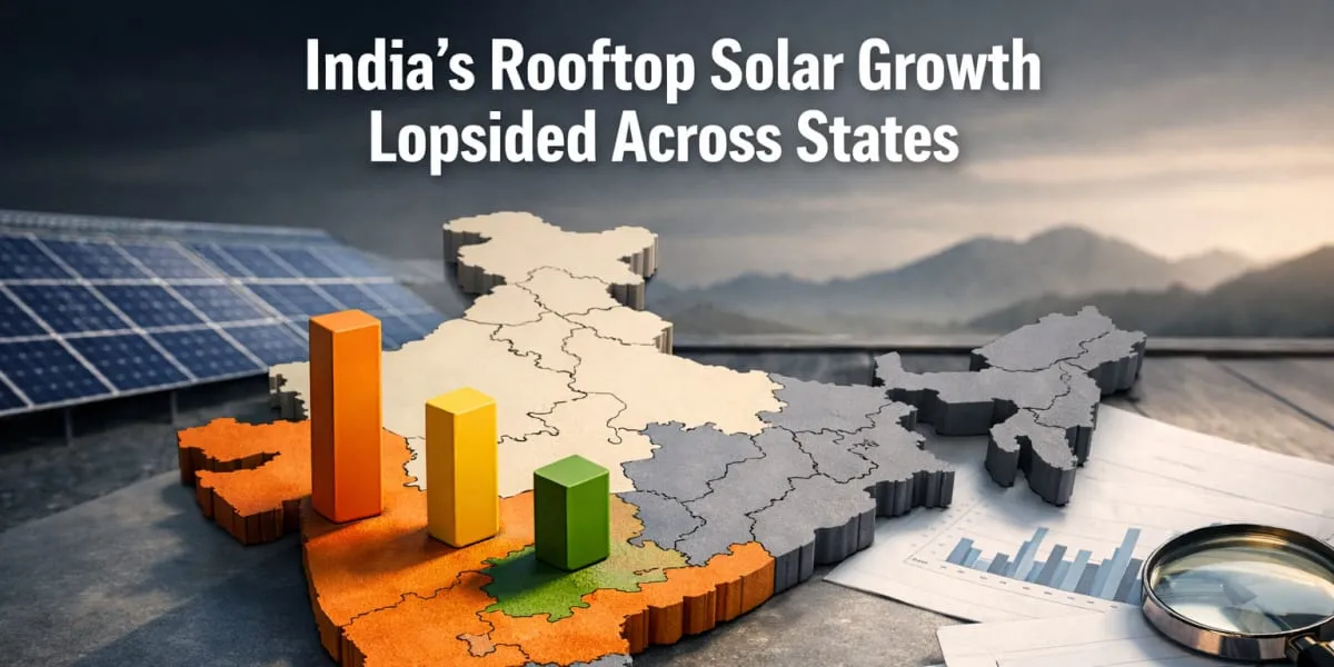 India's Rooftop Solar Growth Lopsided Across States