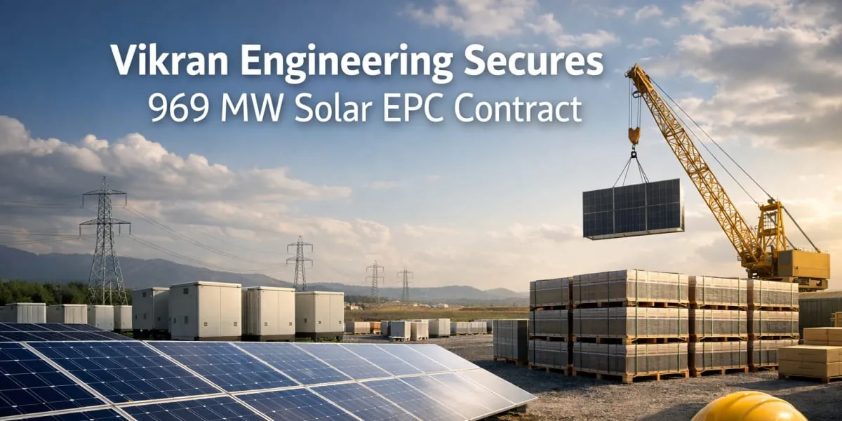Vikran Engineering Secures 969 MW Solar EPC Contract