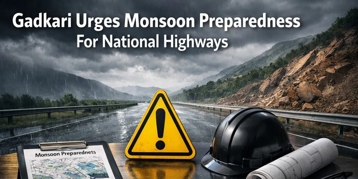 Gadkari Urges Monsoon Preparedness For National Highways